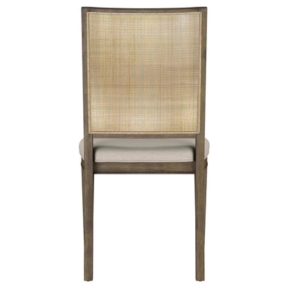 Coaster Furniture Matisse 108312 Woven Rattan Back Dining Side Chair - Brown IMAGE 7