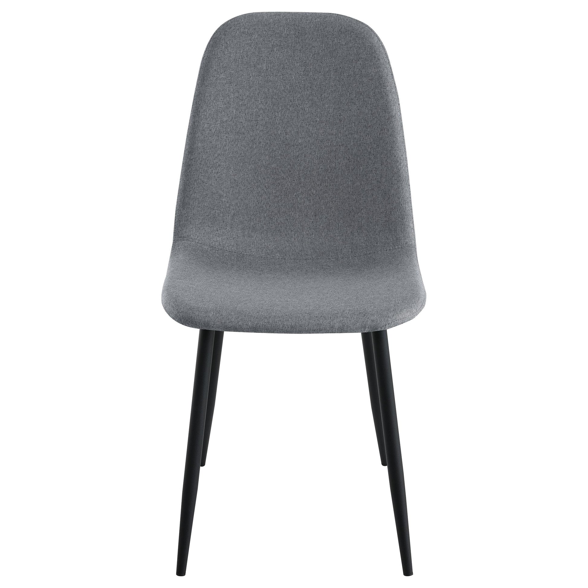 Coaster Furniture Dennison 108532 Upholstered Dining Side Chair - Grey IMAGE 3