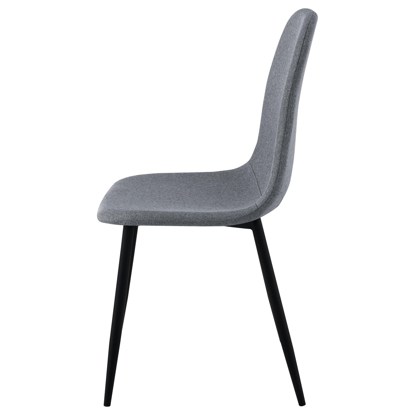  Coaster Furniture Dennison 108532 Upholstered Dining Side Chair - Grey IMAGE 5