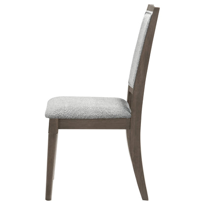 Coaster Furniture Onslow 108622 Upholstered Dining Side Chair - Dark Brown IMAGE 5