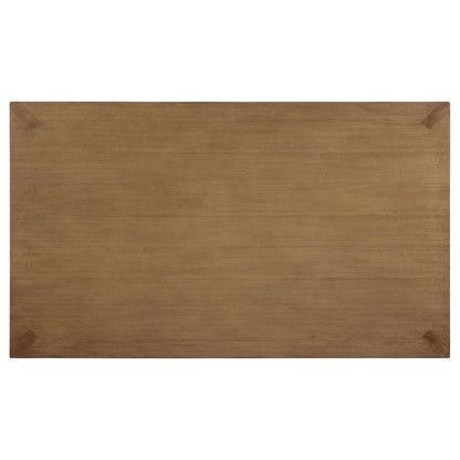  Coaster Furniture Bruner 109101 72-inch Rectangular Wood Dining Table - Natural Brown IMAGE 5