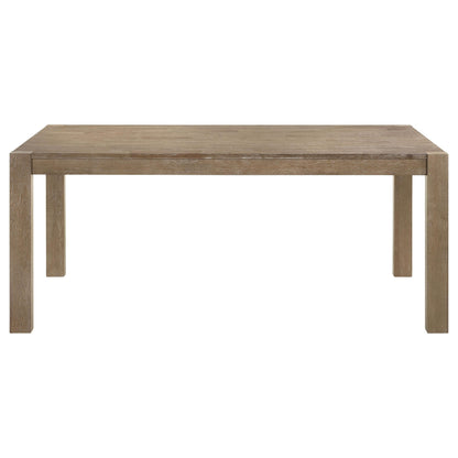 Coaster Furniture Scottsdale 109181 71-inch Solid Wood Dining Table - Washed Brown IMAGE 3