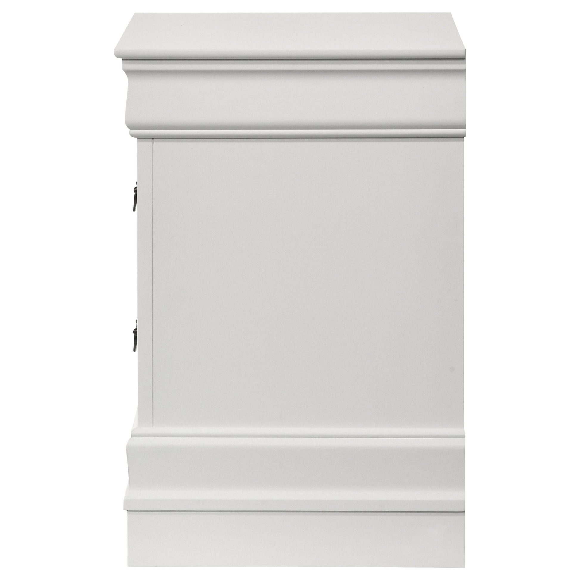  Coaster Furniture Louis Philippe 202442 2-Drawer Nightstand Bedside Table - White IMAGE 5