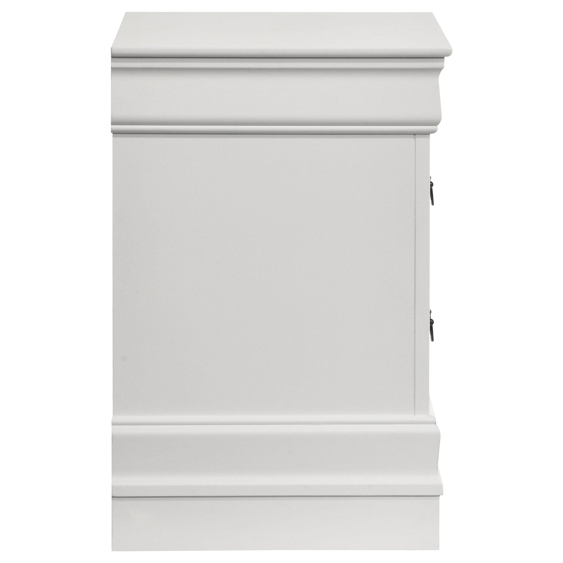  Coaster Furniture Louis Philippe 202442 2-Drawer Nightstand Bedside Table - White IMAGE 9