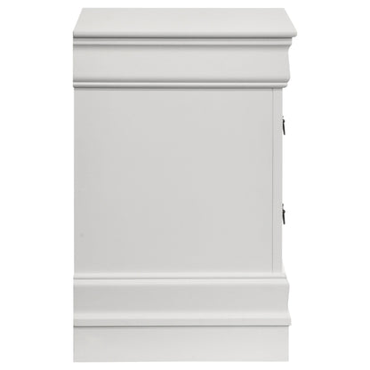  Coaster Furniture Louis Philippe 202442 2-Drawer Nightstand Bedside Table - White IMAGE 9