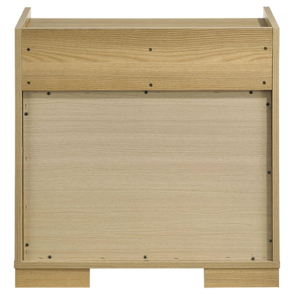 Coaster Furniture Hyland 215652 2-Drawer Nightstand Bedside Table - Natural IMAGE 7
