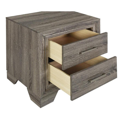  Coaster Furniture Wright 223342 2-Drawer Nightstand Bedside Table - Brown Oak IMAGE 10