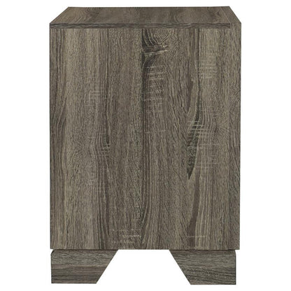 Coaster Furniture Wright 223342 2-Drawer Nightstand Bedside Table - Brown Oak IMAGE 9