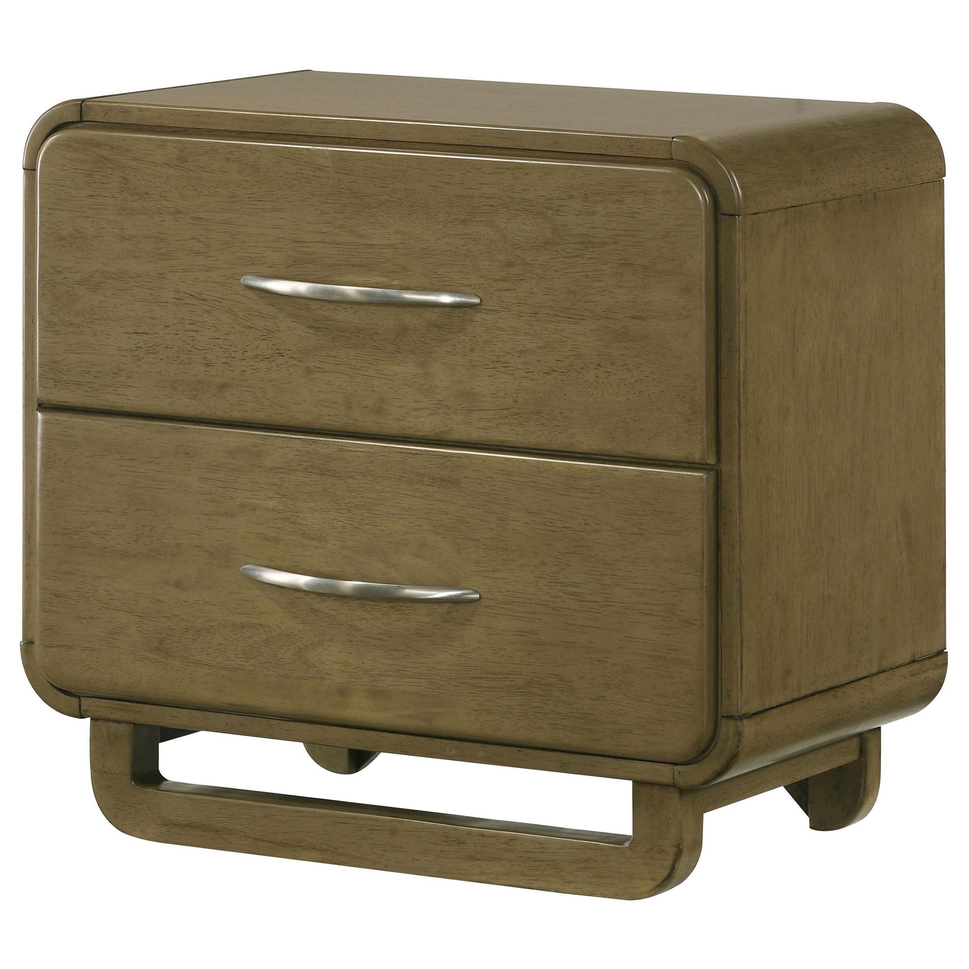 Coaster Furniture Amsbury 224272 2-Drawer Nightstand Bedside Table - Nutmeg IMAGE 4
