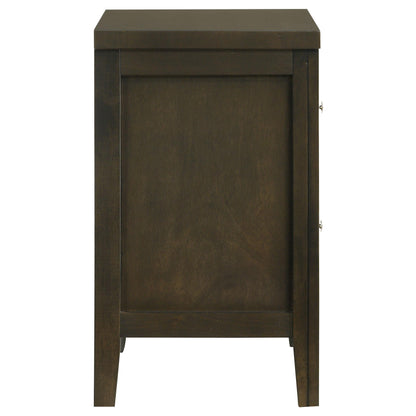 Coaster Furniture Wilkes 224422 2-Drawer Nightstand Bedside Table - Dark Cocoa IMAGE 9