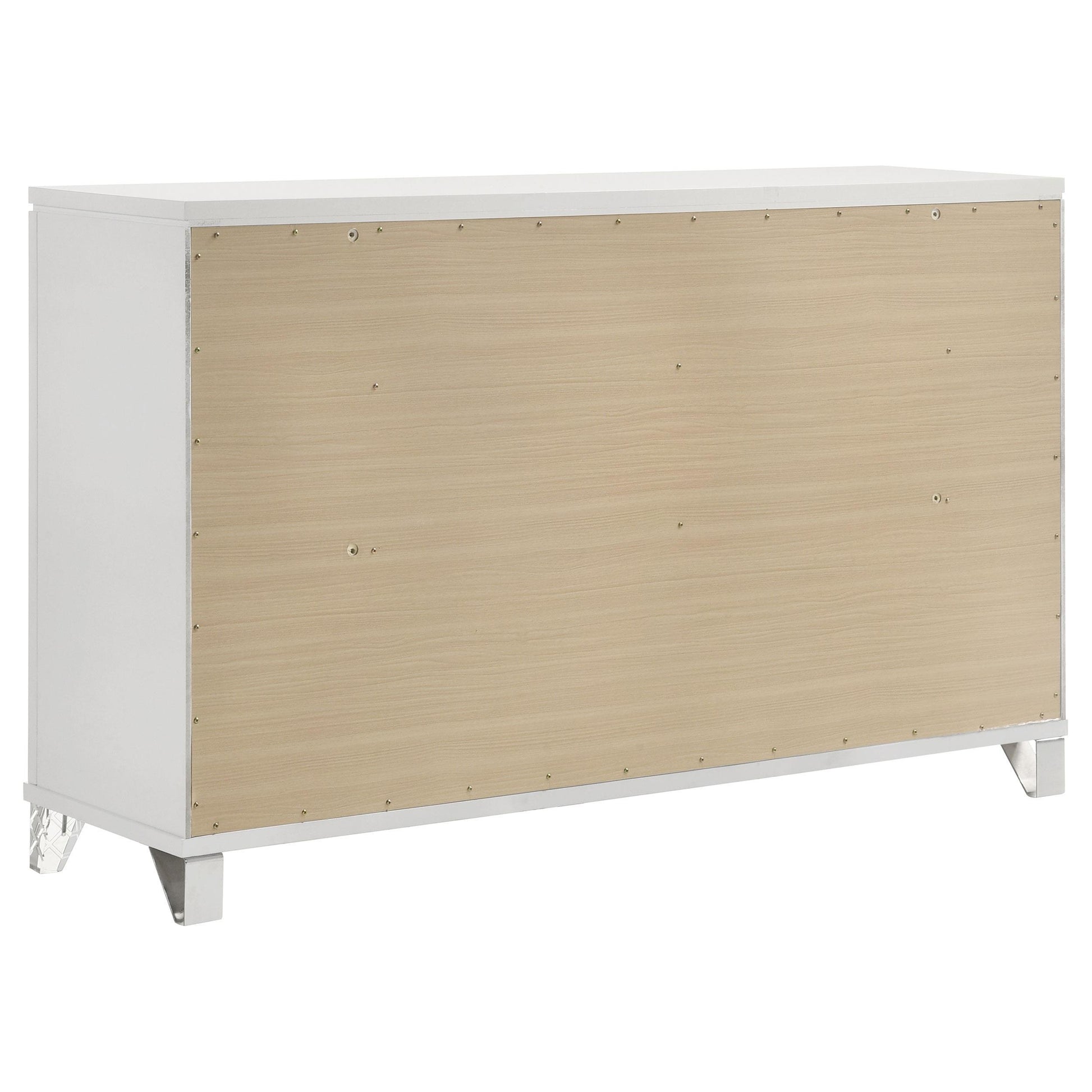 Coaster Furniture Marmore 224963 9-Drawer Dresser Cabinet - White IMAGE 6