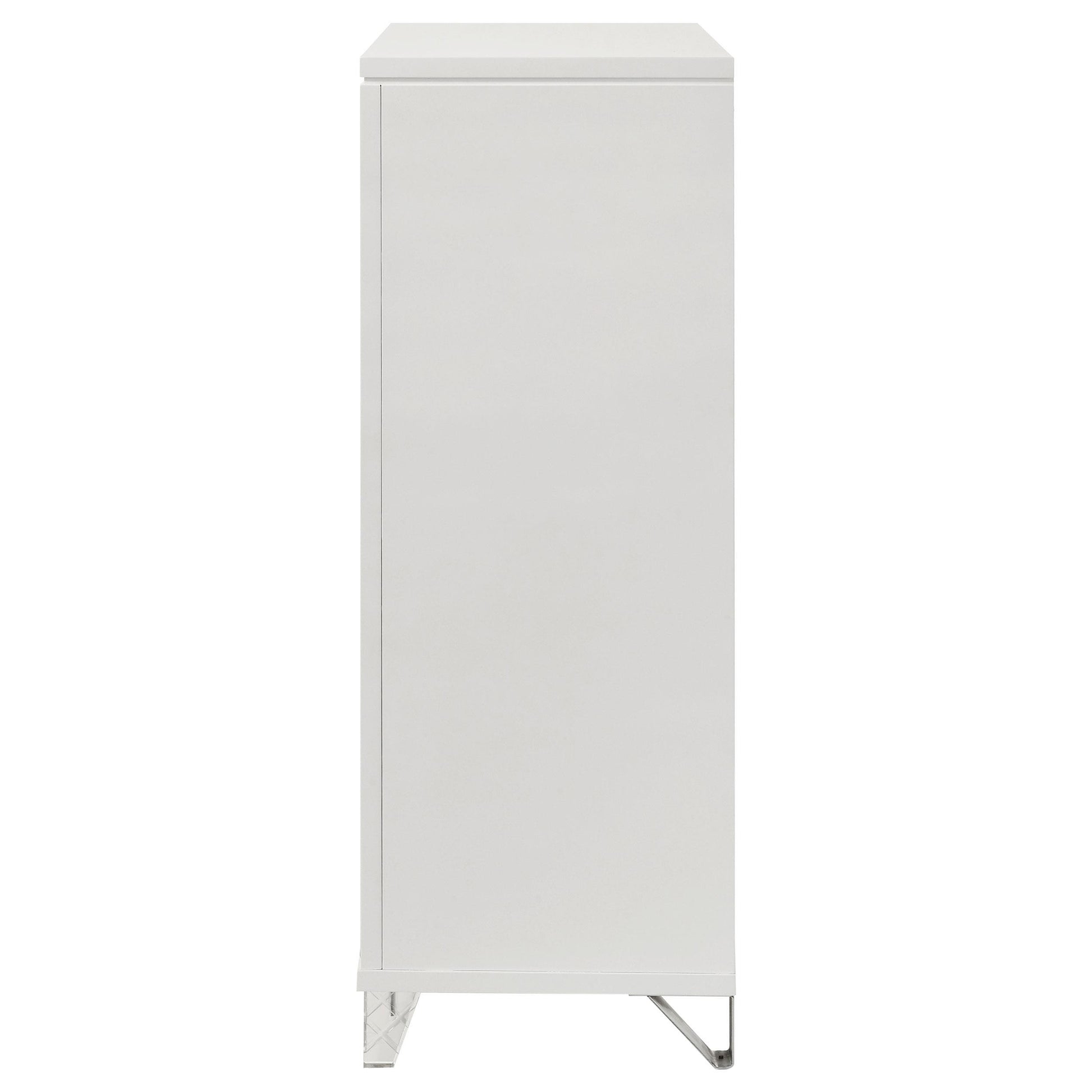 Coaster Furniture Marmore 224965 5-Drawer Bedroom Chest of Drawers - White IMAGE 5