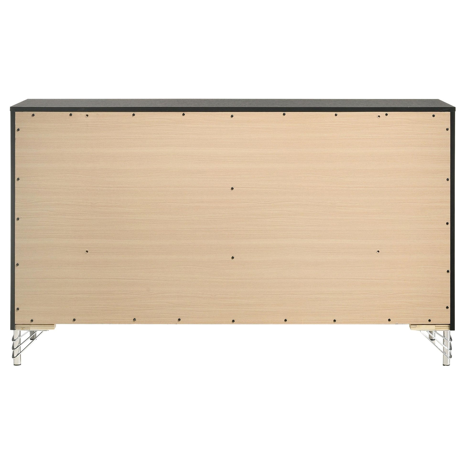  Coaster Furniture Lucia 224993 6-Drawer Dresser Cabinet - Black IMAGE 7