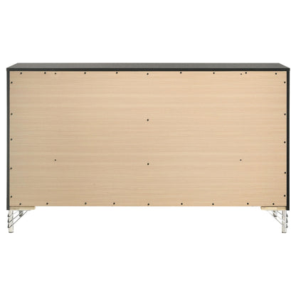  Coaster Furniture Lucia 224993 6-Drawer Dresser Cabinet - Black IMAGE 7