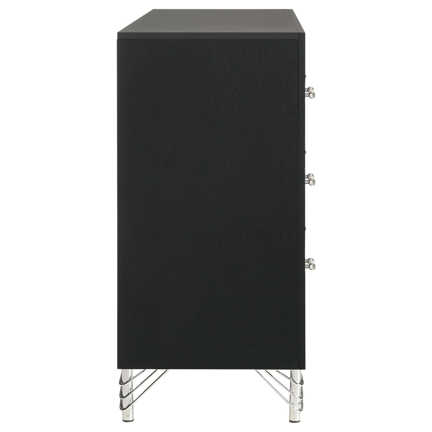 Coaster Furniture Lucia 224993 6-Drawer Dresser Cabinet - Black IMAGE 9