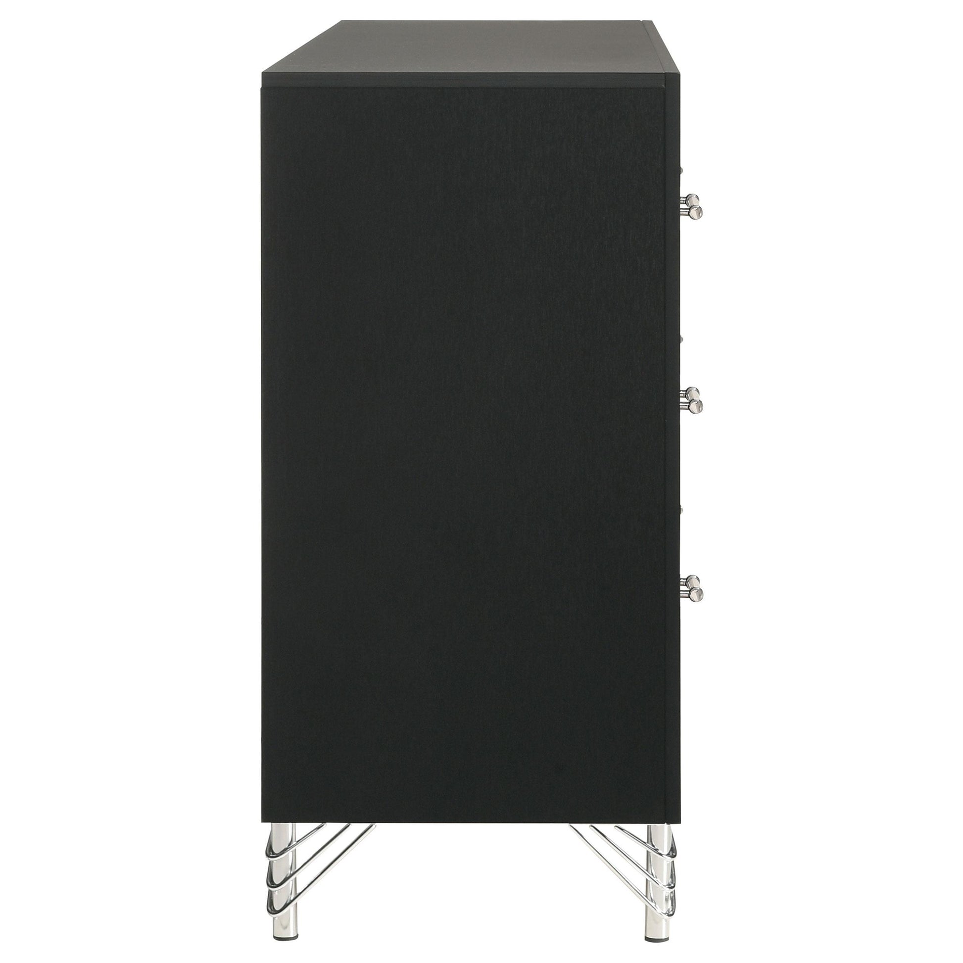  Coaster Furniture Lucia 224993 6-Drawer Dresser Cabinet - Black IMAGE 9