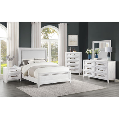 Coaster Furniture Marielle 224842 2-Drawer Nightstand Bedside Table - Distressed White IMAGE 12