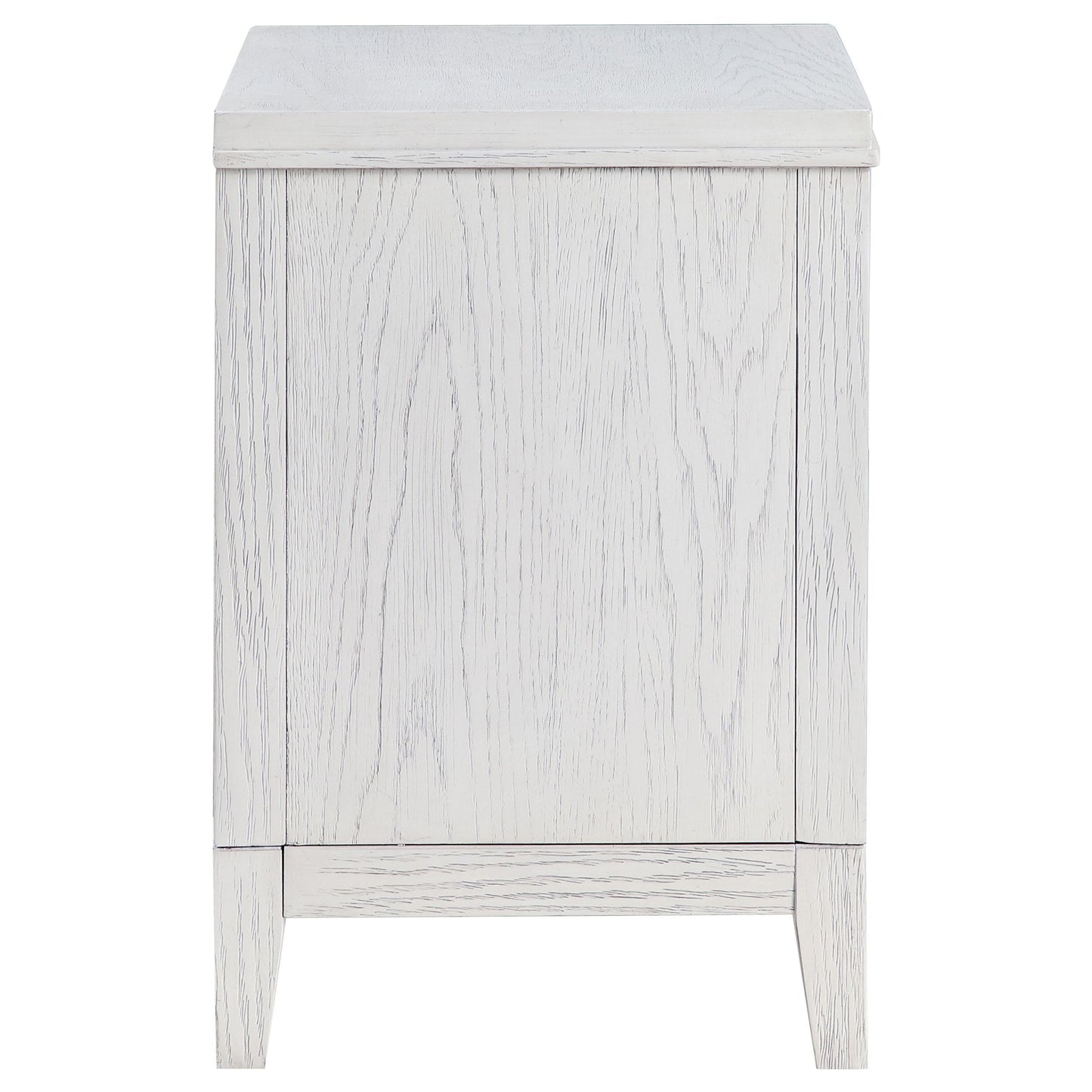 Coaster Furniture Marielle 224842 2-Drawer Nightstand Bedside Table - Distressed White IMAGE 9