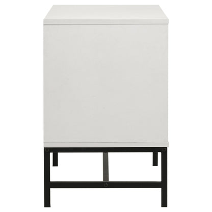 Coaster Furniture Sonora 224862 2-Drawer Nightstand Bedside Table - White IMAGE 5