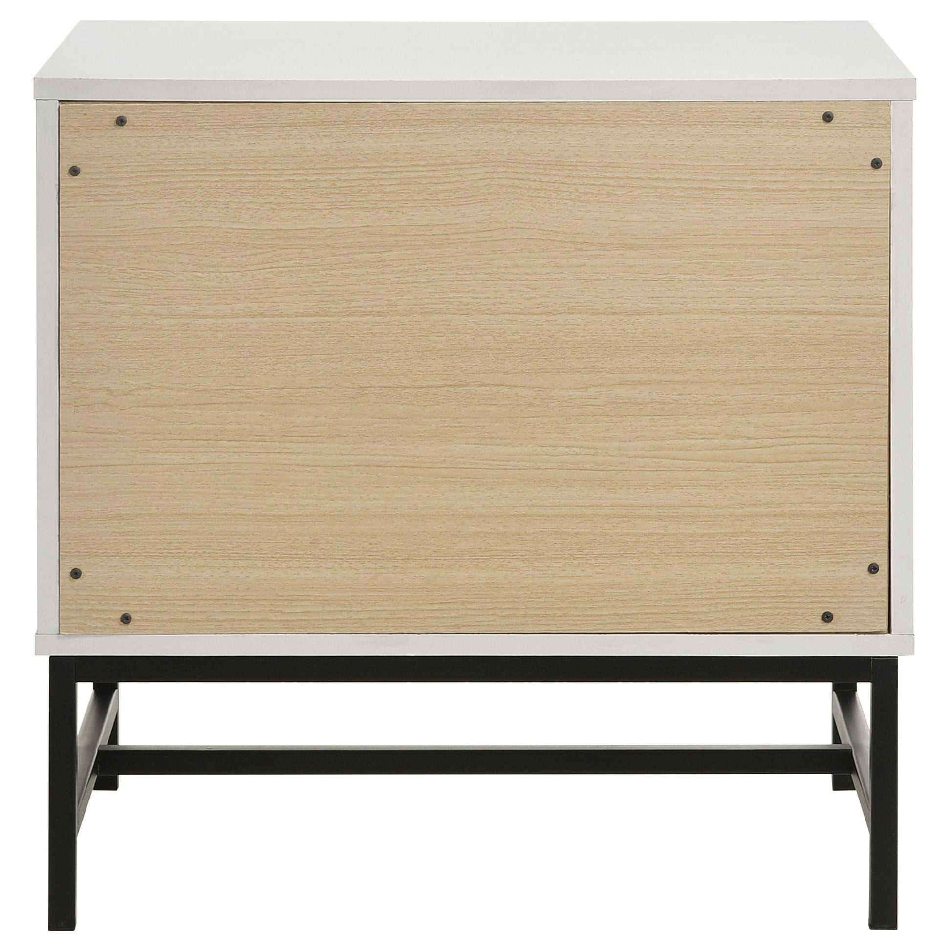 Coaster Furniture Sonora 224862 2-Drawer Nightstand Bedside Table - White IMAGE 7