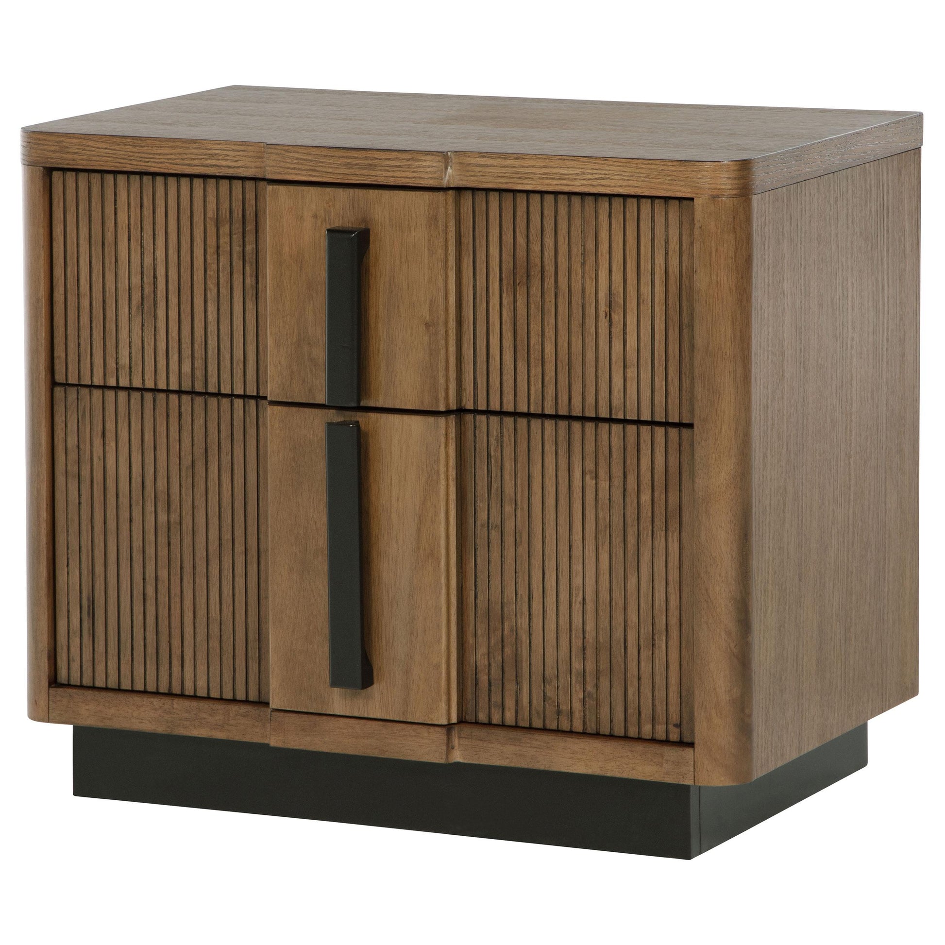  Coaster Furniture Terrace 224902 2-Drawer Nightstand Bedside Table - Ash Brown IMAGE 4