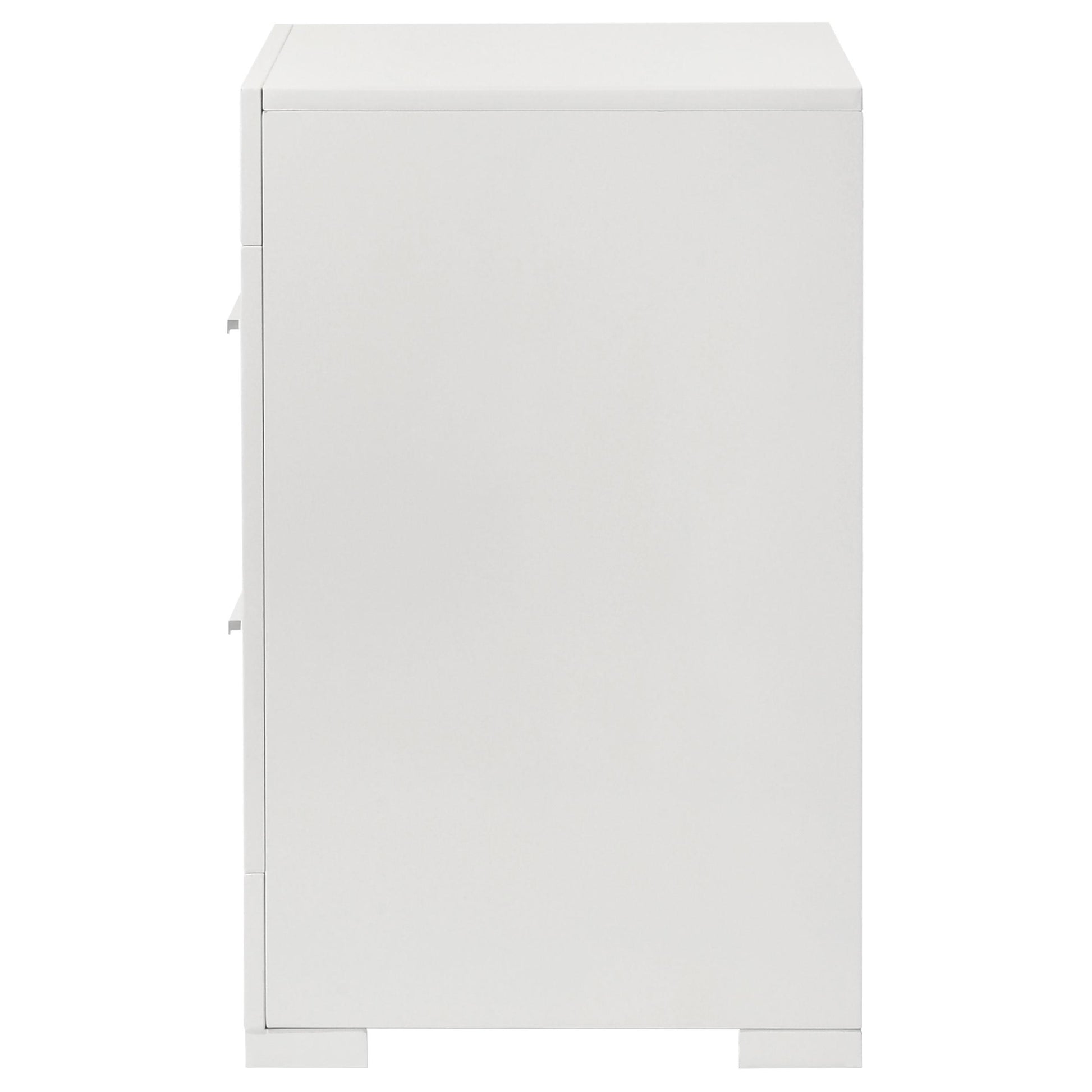 Coaster Furniture Ives 224942 2-Drawer Nightstand Bedside Table - White High Gloss IMAGE 5
