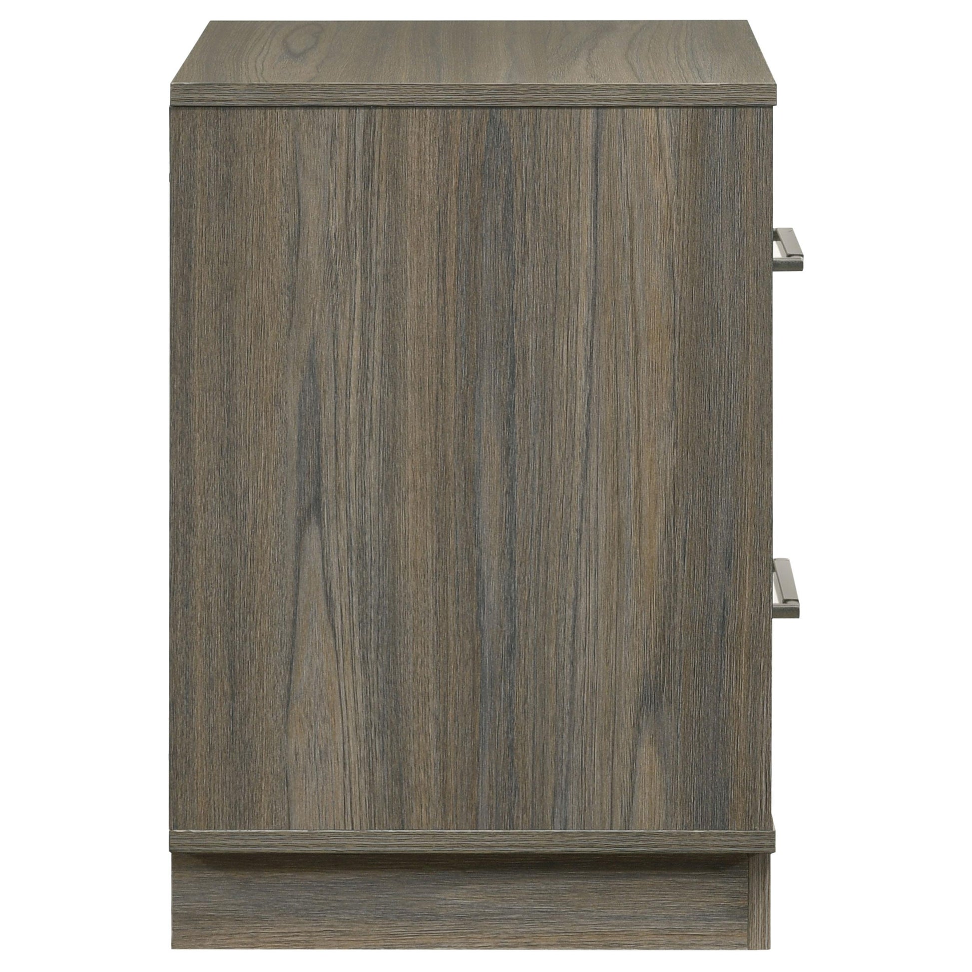  Coaster Furniture Fenwick 224982 2-Drawer Nightstand Bedside Table - Grey Oak IMAGE 9