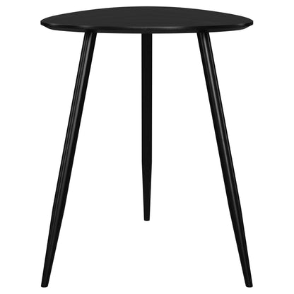 Coaster Furniture Odessa 707917 Triangular Solid Wood End Table - Black IMAGE 7