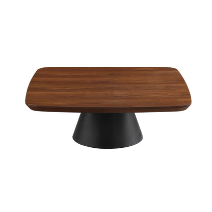  Coaster Furniture Eason 710010 2-piece Coffee Table - Set Walnut and Black IMAGE 4