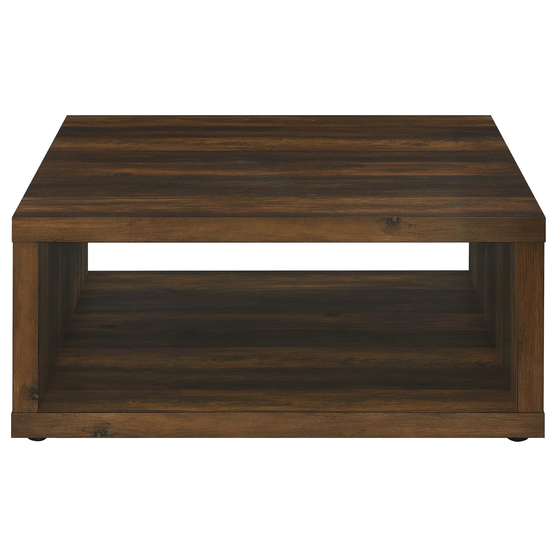  Coaster Furniture Frisco 710508 Square Engineered Wood Coffee Table - Dark Pine IMAGE 3