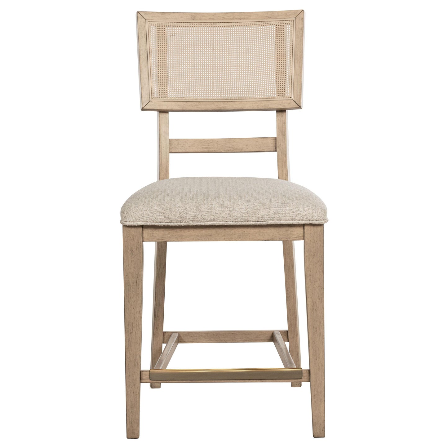  Coaster Furniture Kailani 109389 Rattan Cane Counter Side Chair - Beige Oak IMAGE 3