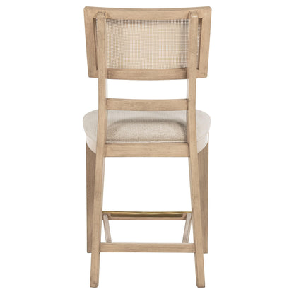  Coaster Furniture Kailani 109389 Rattan Cane Counter Side Chair - Beige Oak IMAGE 7