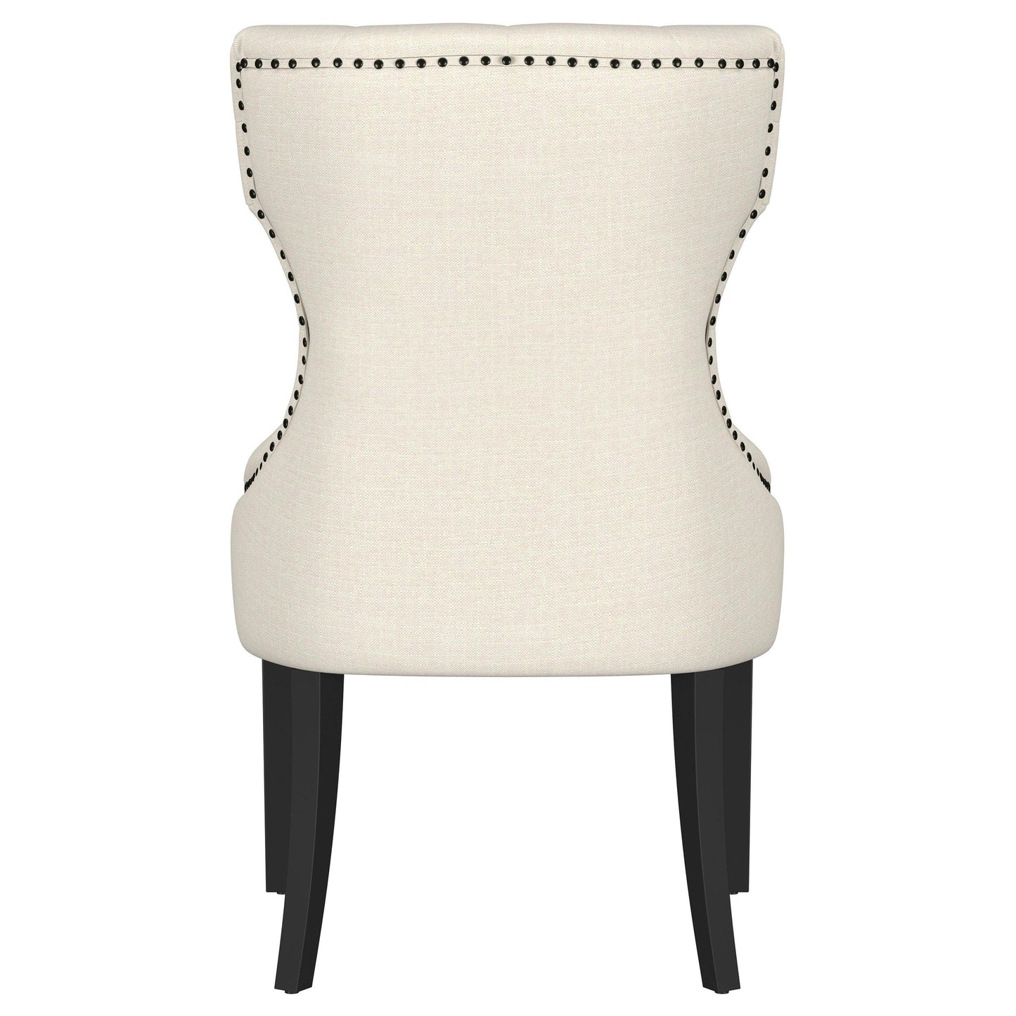 Coaster Furniture Baney 115572 Fabric Upholstered Dining Side Chair - Beige and Black IMAGE 7