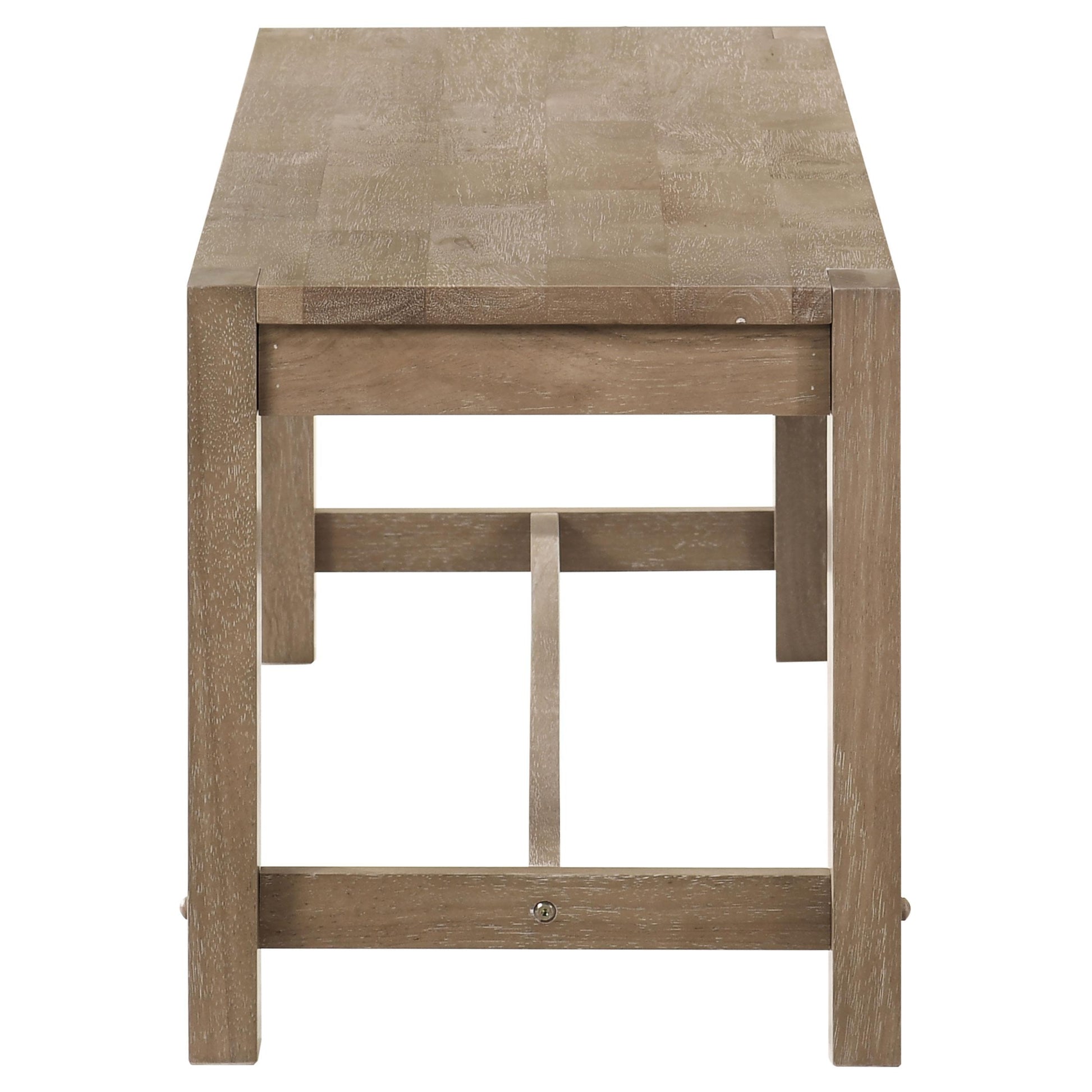  Coaster Furniture Scottsdale 109183 Wood Trestle Base Dining Bench - Washed Brown IMAGE 4