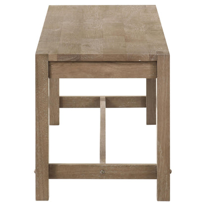  Coaster Furniture Scottsdale 109183 Wood Trestle Base Dining Bench - Washed Brown IMAGE 4