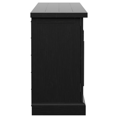  Coaster Furniture Florence 115535 4-door Dining Sideboard Buffet - Distressed Black IMAGE 9