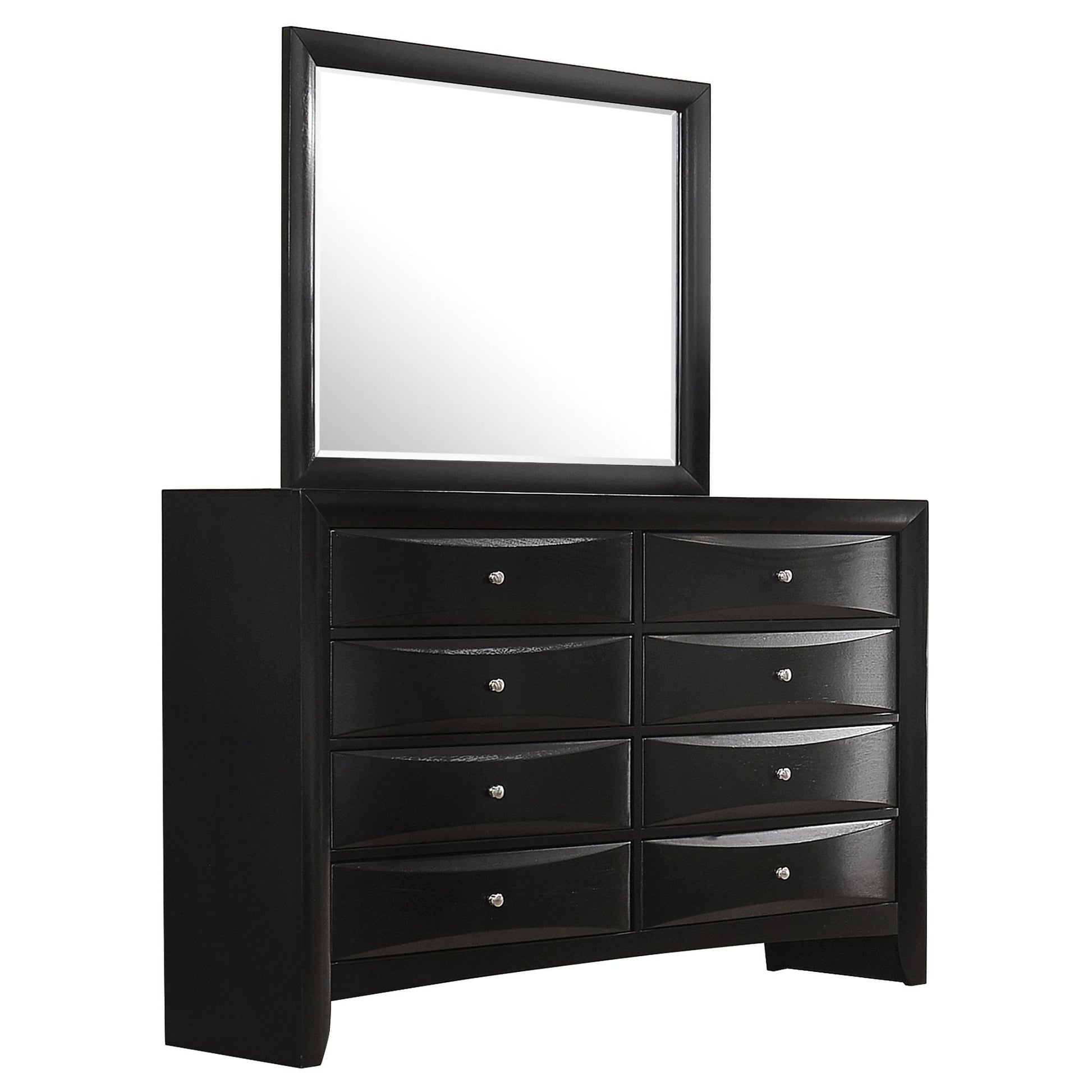 Coaster Furniture Briana 200703M 8-Drawer Dresser with Mirror - Black IMAGE 1