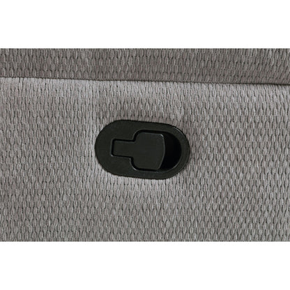  Coaster Furniture Gilson 602551 Chenille Upholstered Reclining Sofa - Grey IMAGE 9