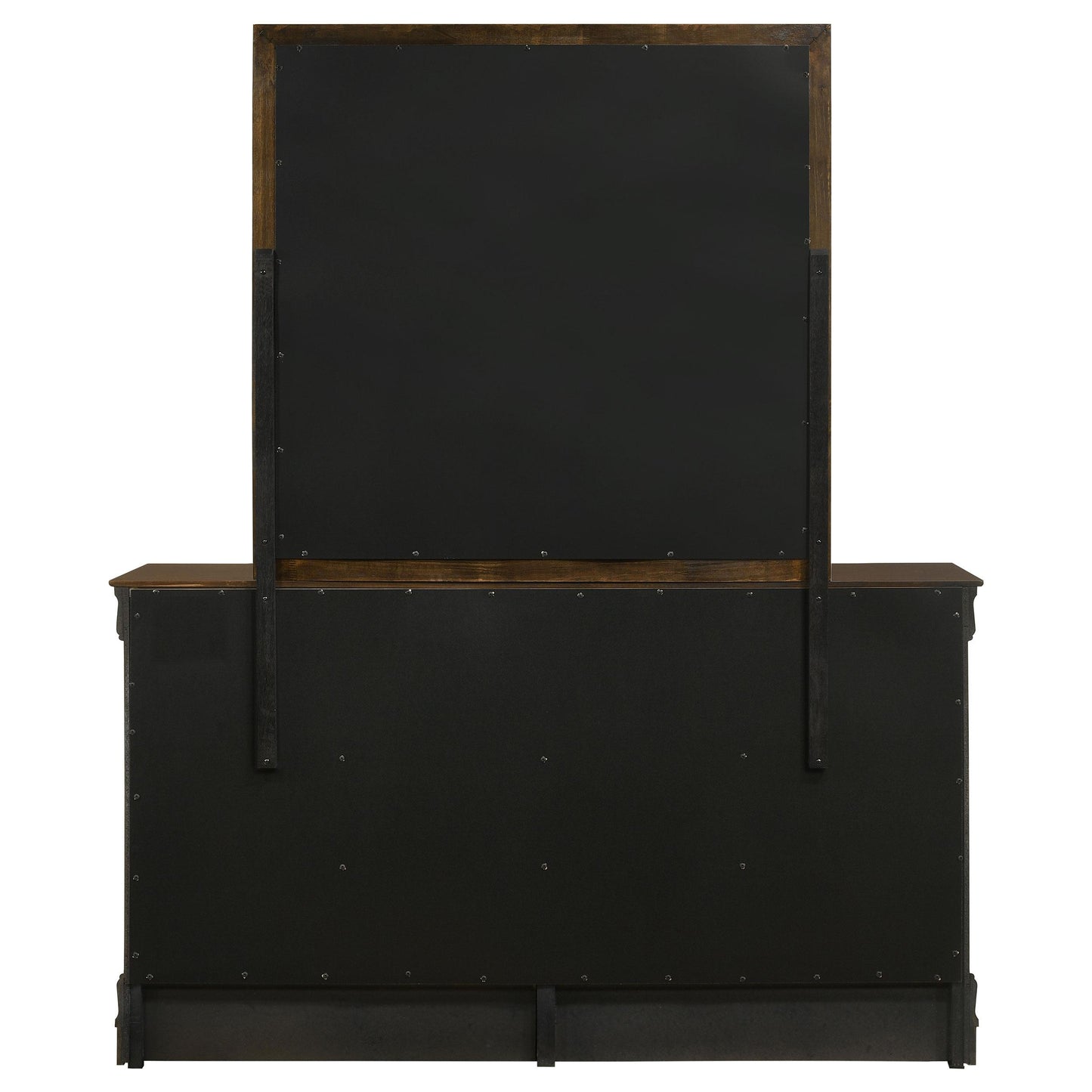  Coaster Furniture Louis Philippe 202413M 6-Drawer Dresser with Mirror - Cappuccino IMAGE 7