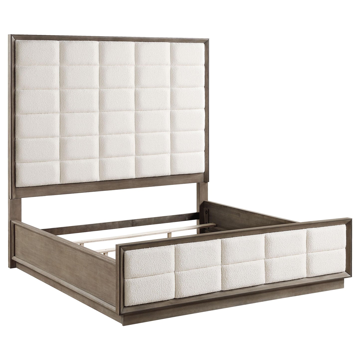  Coaster Furniture Durango 223271KE 80-inch Eastern King Panel Bed - Taupe Oak IMAGE 1