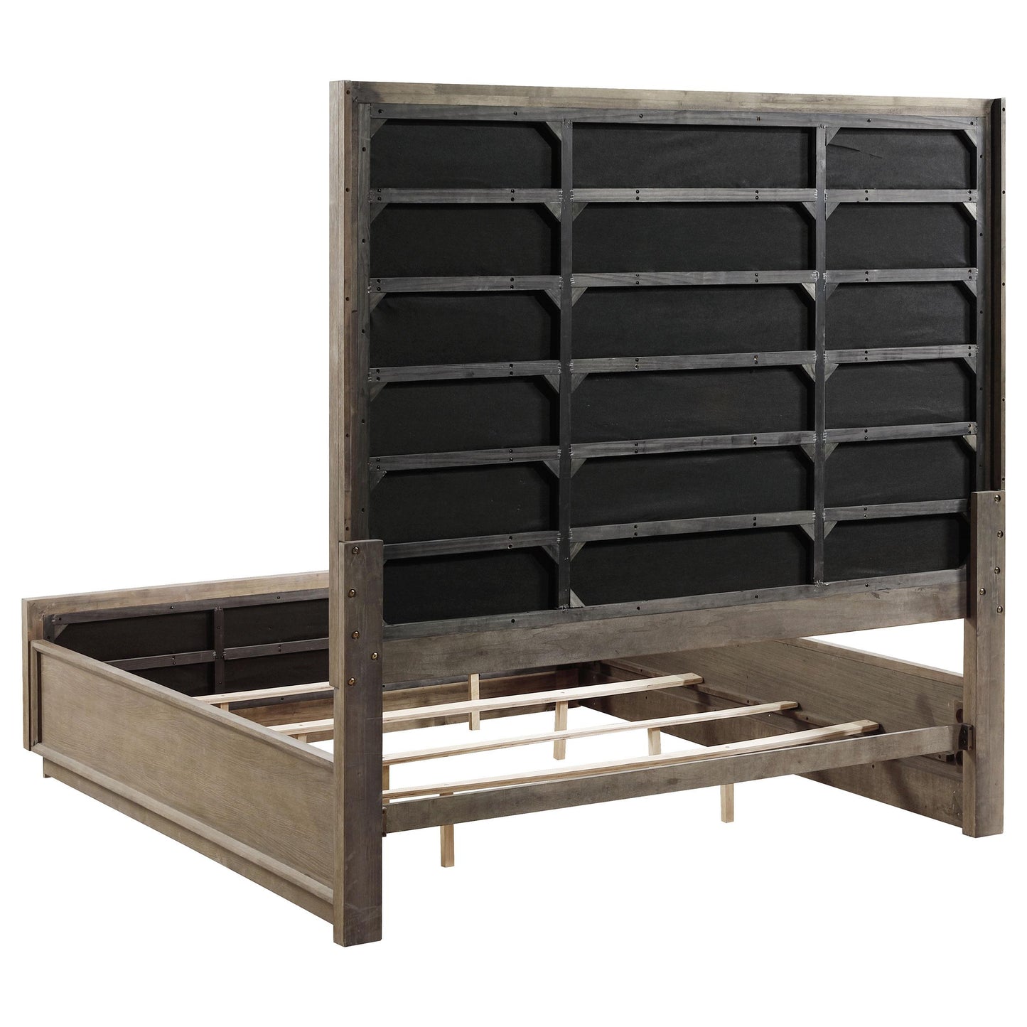  Coaster Furniture Durango 223271KE 80-inch Eastern King Panel Bed - Taupe Oak IMAGE 4