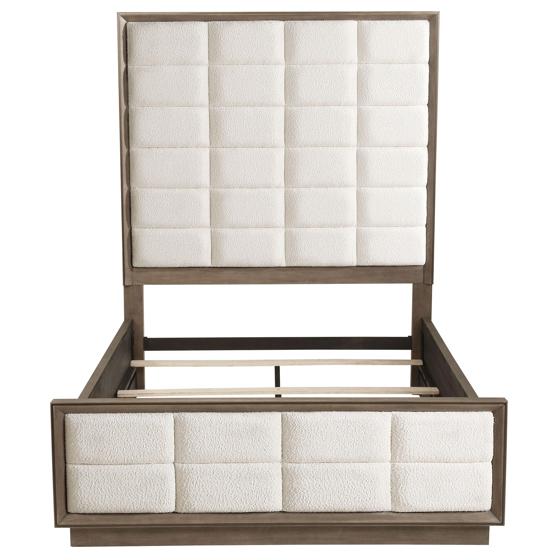  Coaster Furniture Coaster Furniture Durango 223271Q 80-inch Queen Panel Bed - Taupe Oak IMAGE 4