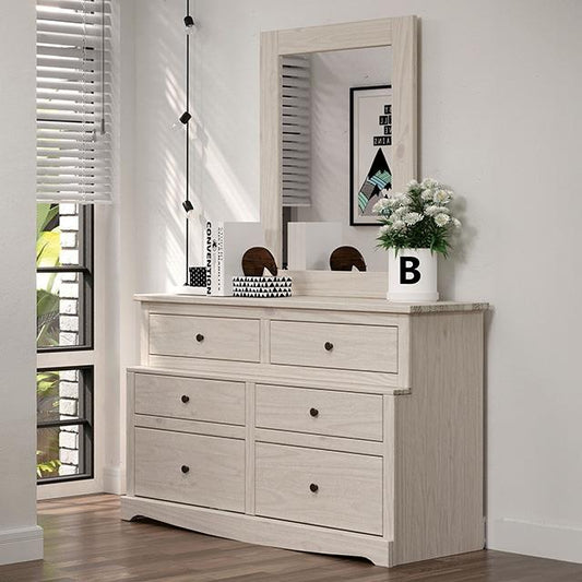 Furniture of America Stavros AM7002WH-D Dresser IMAGE 1
