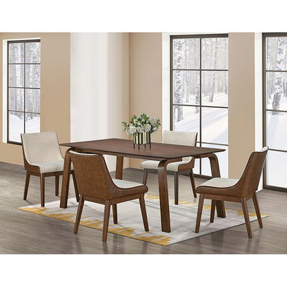Furniture of America Viken FM3213WN-T Dining Table IMAGE 2