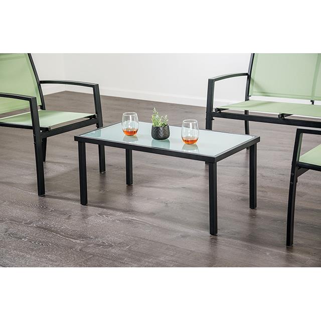  Furniture of America Ibiza LA-A017GR-4PK 4 pc Sling Set K/D IMAGE 4