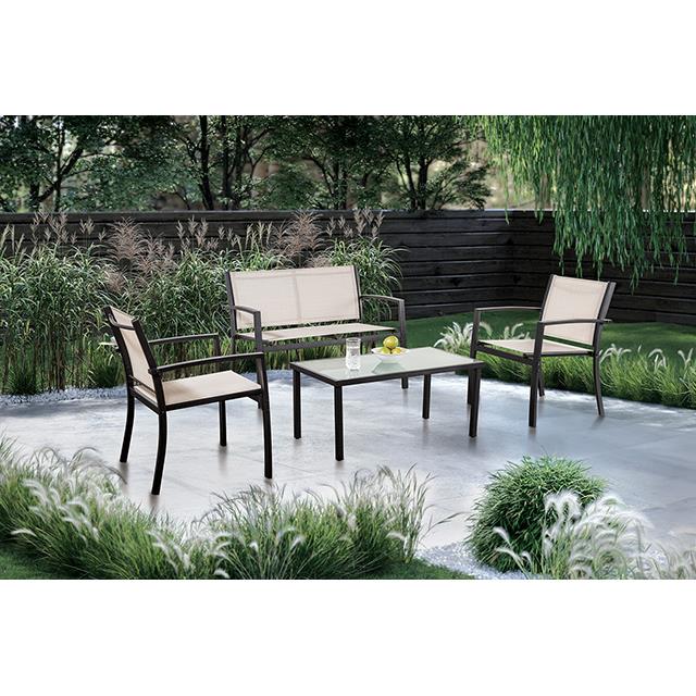 Furniture of America Ibiza LA-A017LB-4PK 4 pc Sling Set K/D IMAGE 3
