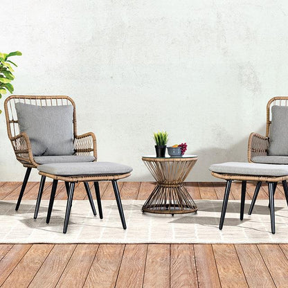  Furniture of America Chandu LA-A021NT-5PK 6 pc Conversation Set IMAGE 1