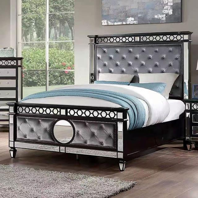  Furniture of America Theola NX7134GY-Q Queen Bed IMAGE 1