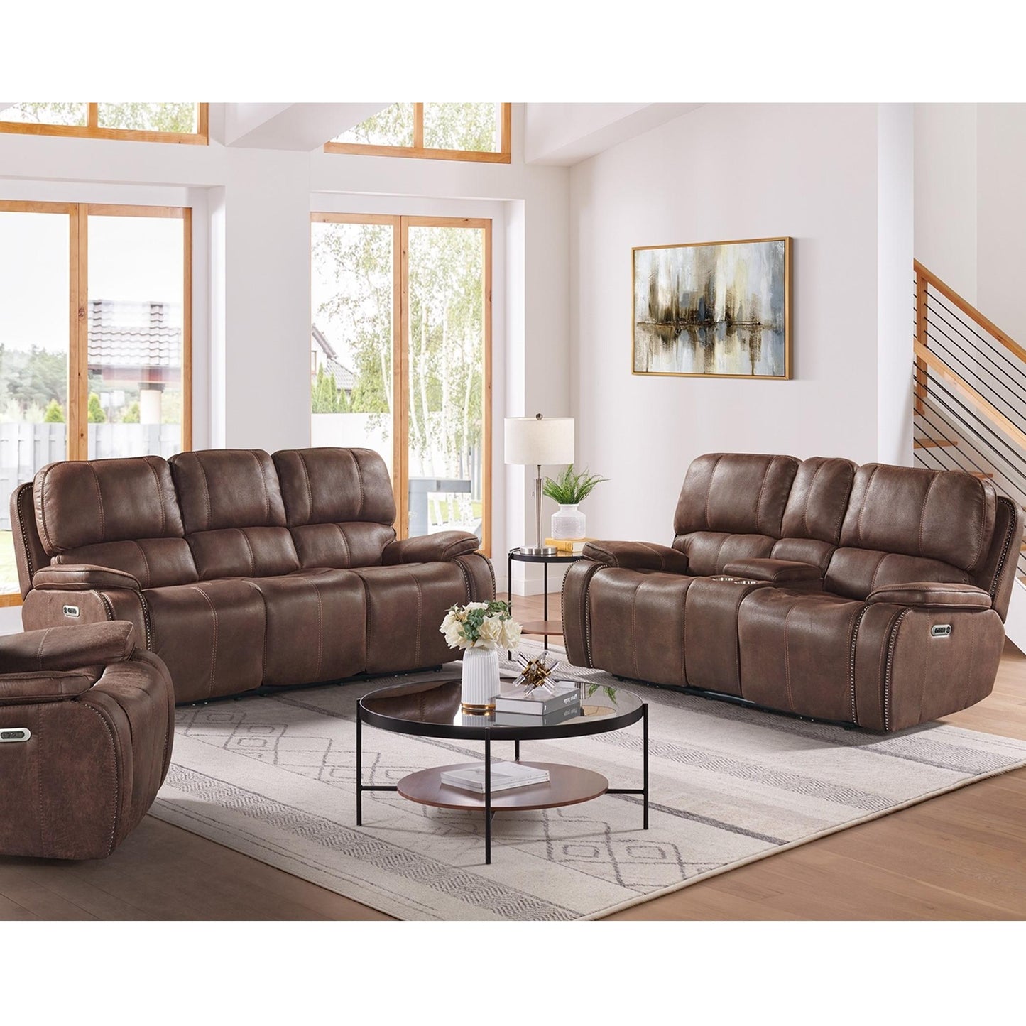 PFC Furniture Industries Atlantis Power Reclining Sofa Atlantis U5230 Power Reclining Sofa IMAGE 6