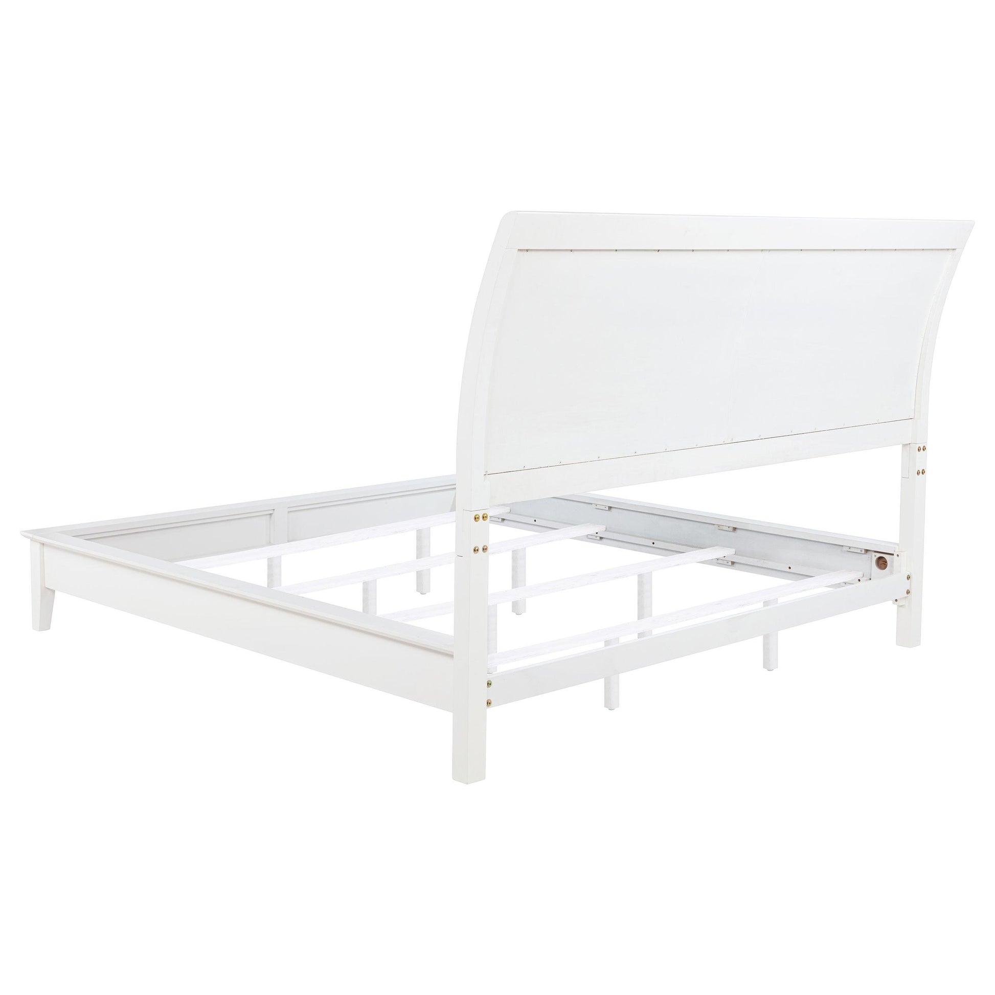 Coaster Furniture Bexhill 223471Q 56-inch Upholstered Queen Panel Bed - White IMAGE 4